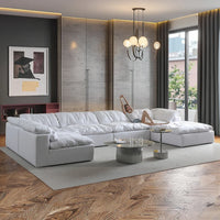 The Novelle  U-Shaped Boneless Compression Cloud Couch